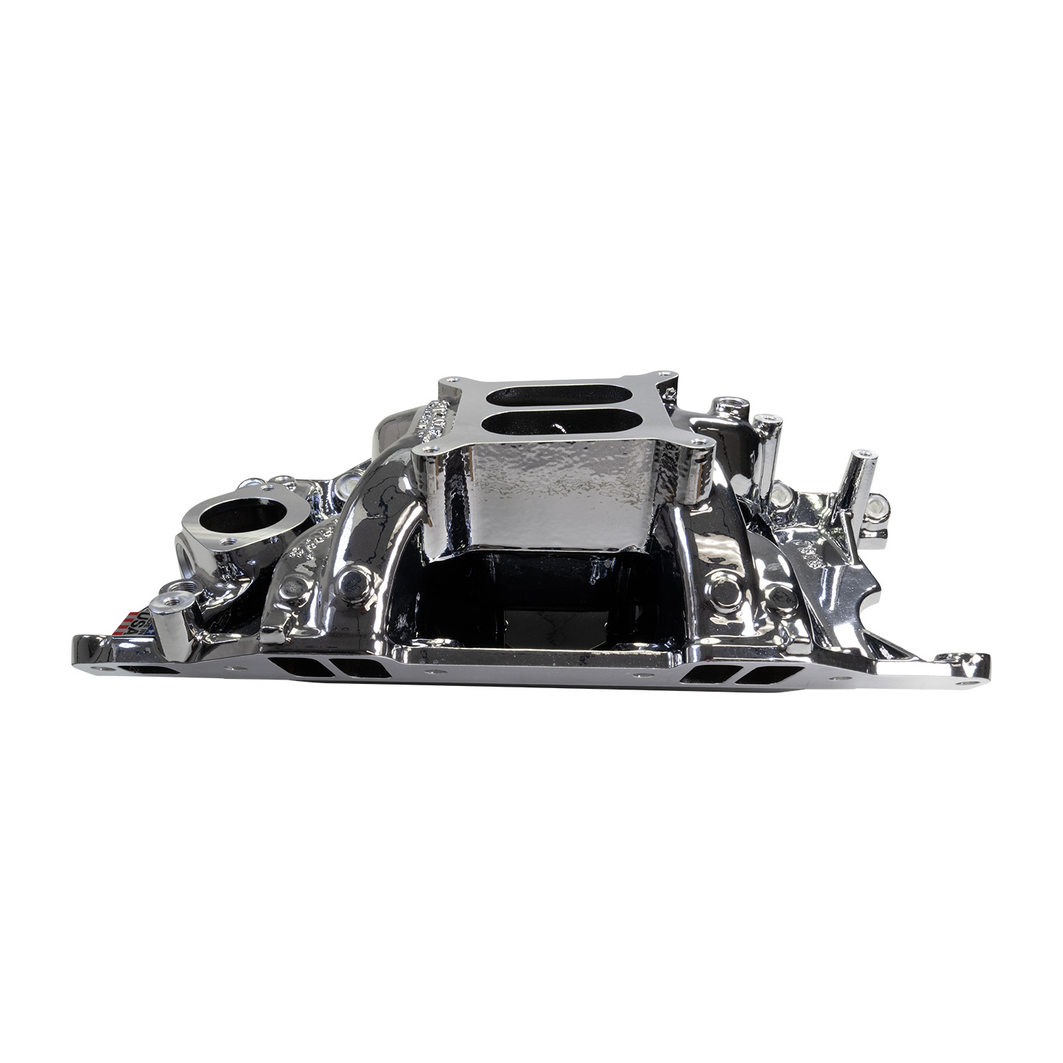 Edelbrock 7576-CP RPM Air-Gap Small Block Chrysler Intake Manifold - Chrome Plasma